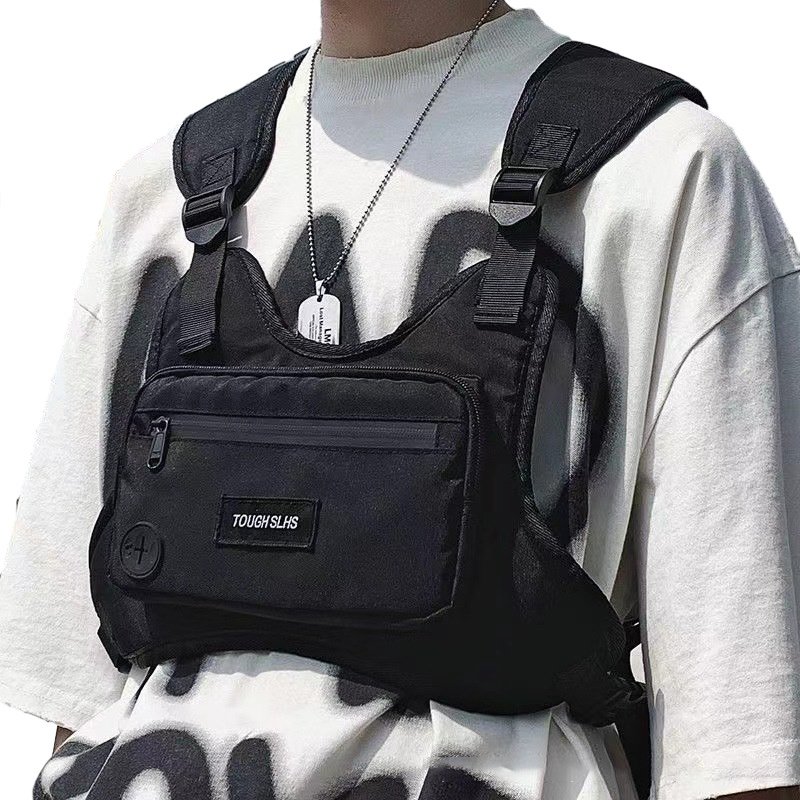 Chest Pack Utility Chest Bag for Men Running Backpack Vest Chest Pack Utility Chest Bag for Men Running Backpack Vest