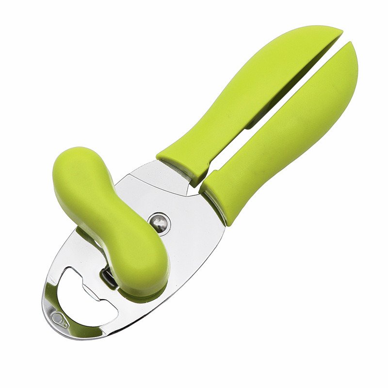 Manual Can Opener Multi-Function 4-in-1 Stainless Steel Handy Can Bottle Opener Ergonomic Anti Slip Grip Handle Kitchen Tools Manual Can Opener Multi-Function 4-in-1 Stainless Steel Handy Can Bottle Opener Ergonomic Anti Slip Grip Handle Kitchen Tools
