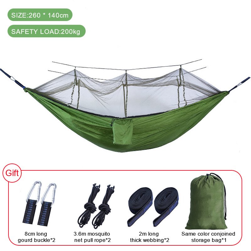 Sleeping hammock Outdoor Parachute Camping Hanging Sleeping Bed Swing Portable Double Chair wholesale Sleeping hammock Outdoor Parachute Camping Hanging Sleeping Bed Swing Portable Double Chair wholesale