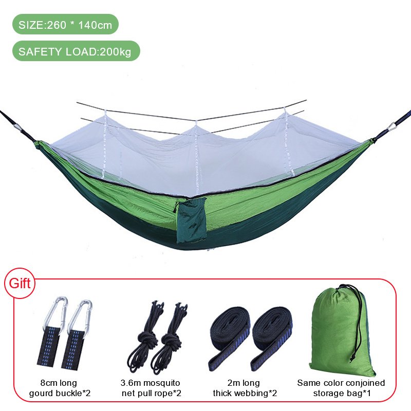 Sleeping hammock Outdoor Parachute Camping Hanging Sleeping Bed Swing Portable Double Chair wholesale Sleeping hammock Outdoor Parachute Camping Hanging Sleeping Bed Swing Portable Double Chair wholesale