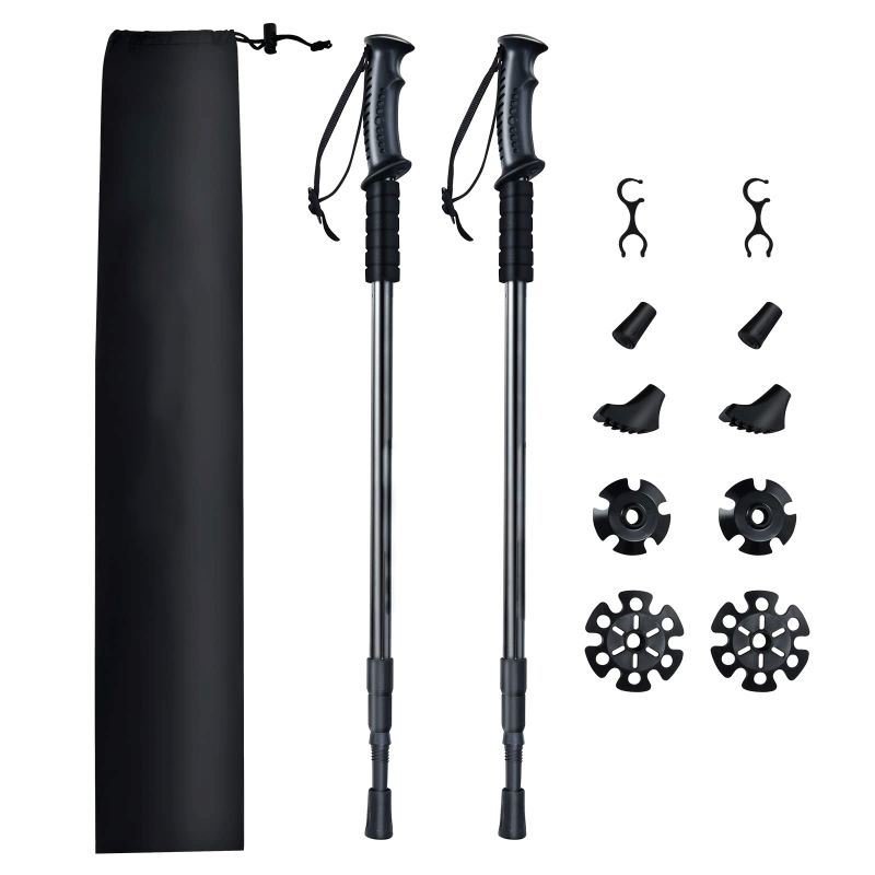 Camping & Hiking Adjustable Anti-Shock Hiking Walking Climbing Sticks Camping & Hiking Adjustable Anti-Shock Hiking Walking Climbing Sticks