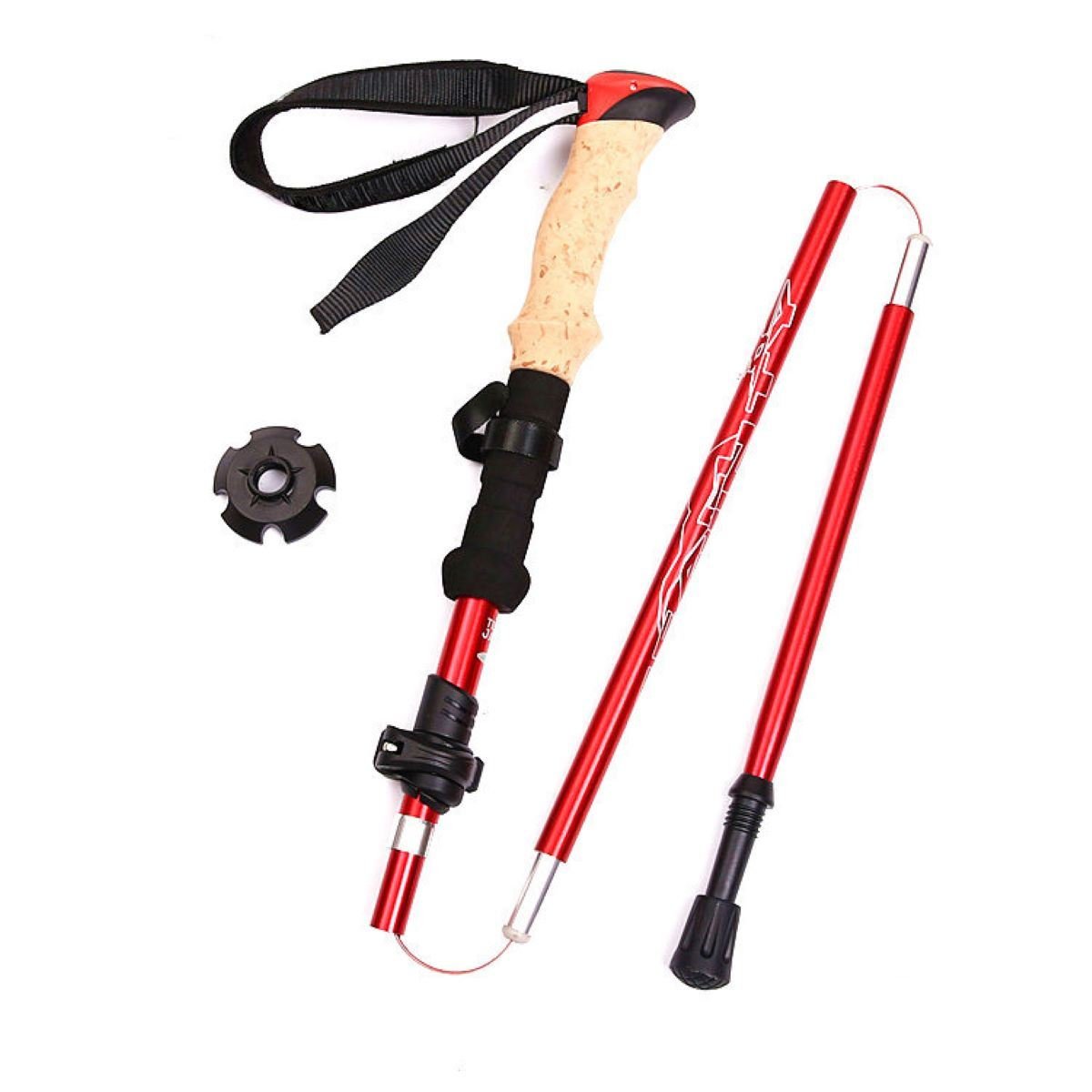 Camping & Hiking Adjustable Anti-Shock Hiking Walking Climbing Sticks Camping & Hiking Adjustable Anti-Shock Hiking Walking Climbing Sticks